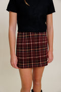 Vanna Plaid Skirt