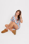 Tweenstyle Silky Short Set in Americana Bows Print