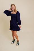 Juniors Molly Dress in Evening Blue by Katie J