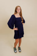 Juniors Molly Dress in Evening Blue by Katie J