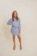 Ruby Dress in Forget Me Not by PLEAT