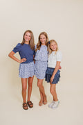 Scottie Skirt in Forget Me Not Floral by PLEAT