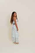 Lucy in the Sky Floral Ruffle Maxi Dress