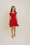 The Sage Dress in Red by Miss Behave