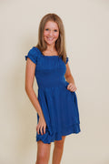 The Sage Dress in Blue by Miss Behave