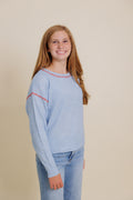Cyla Contrast Knit Sweater
