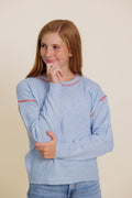 Cyla Contrast Knit Sweater