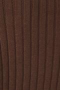 Ribbed Crew Neck Sweater Top