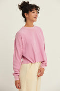 Libby Ribbed Long Sleeve Crop Sweater