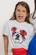 Game Day Sequin Bulldog Top