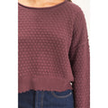 Colette Textured Boat Neck Sweater