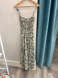Audrey Floral Printed Tiered Maxi Dress