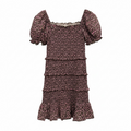 Katie J Juniors Laila Dress in Espresso Floral
