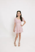 Girls Delilah Dress in Pink by Katie J