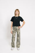 KanCan Girls Camo Wide Leg Jean