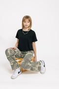 KanCan Girls Camo Wide Leg Jean