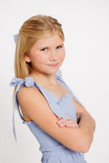 Girls Emerson Dress in Baby Blue by Katie J NYC