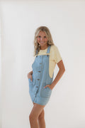 Girls Denim Overall Dress