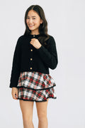 Flowers By Zoe Plaid Skirt