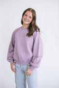 Lace Trim Cutout Sweatshirt