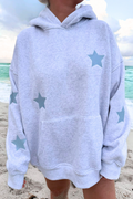 Sunkissed Coconut Embroidered Star Hoodie