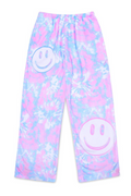 Tie Dye Smile Plush Pants by iScream