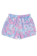 Tie Dye Smile Plush Shorts by iScream