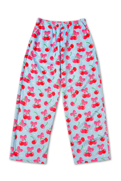 Cheerful Cherries Plush Pants by iScream