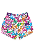 Corey Paige Love Letters Plush Shorts by iScream