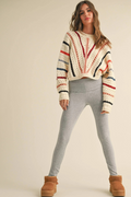 Paulina Multi Stripe Sweater