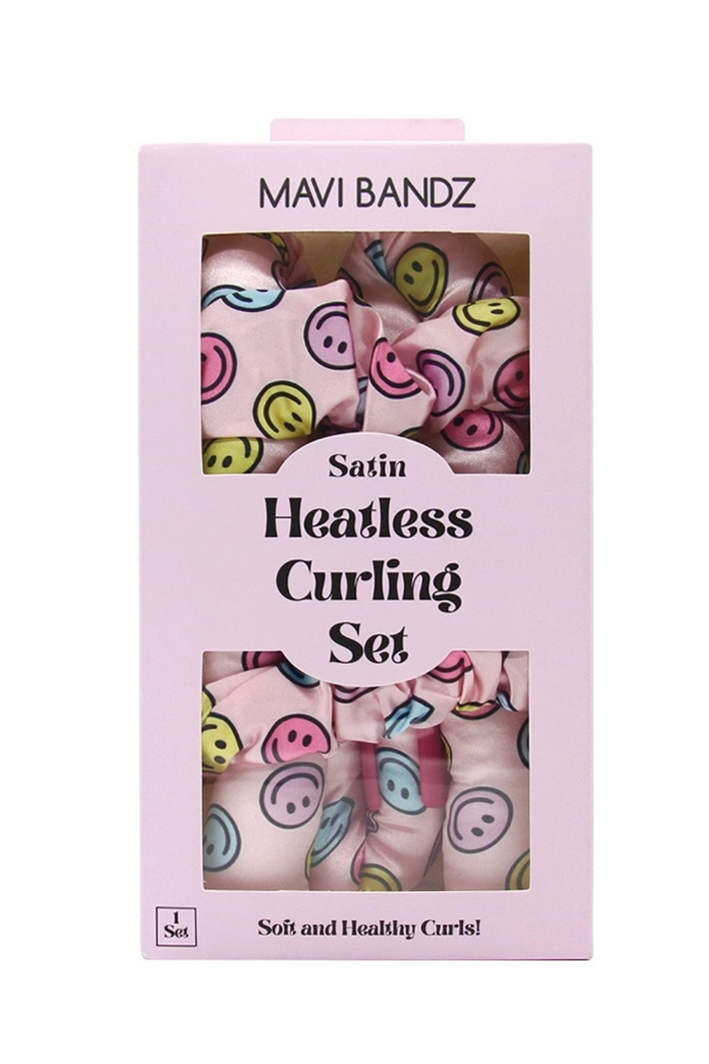 Smiley Heatless Curling Set with Scrunchies