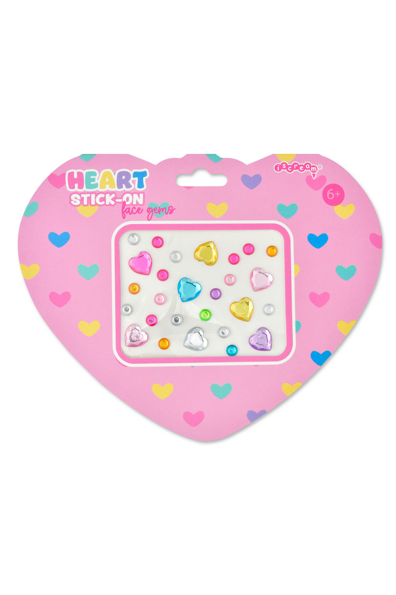 Heart Stick On Face Gems