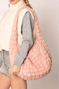 Cora Quilted Puffer Tote