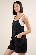 Free Style Mineral Washed Romper