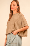 Khani Boxy Pocket Tee