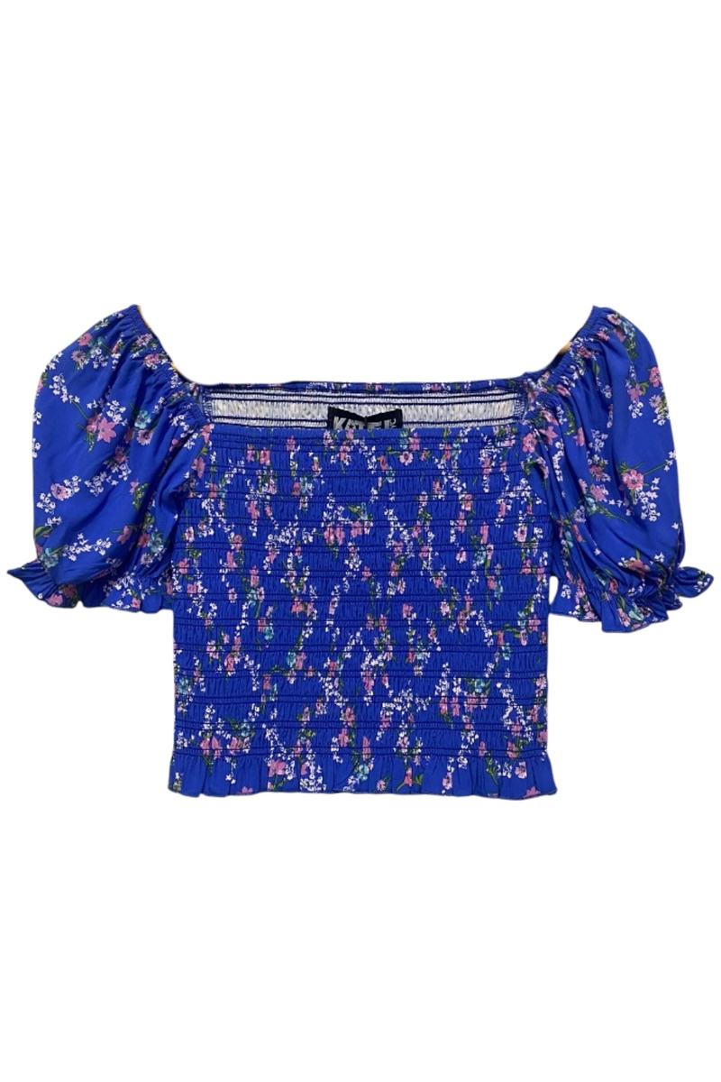 Tween Marlee Top in Floral Cascade by Katie J NYC