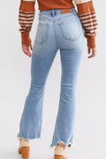 HIDDEN Happi Cropped Flare Stretch Jean