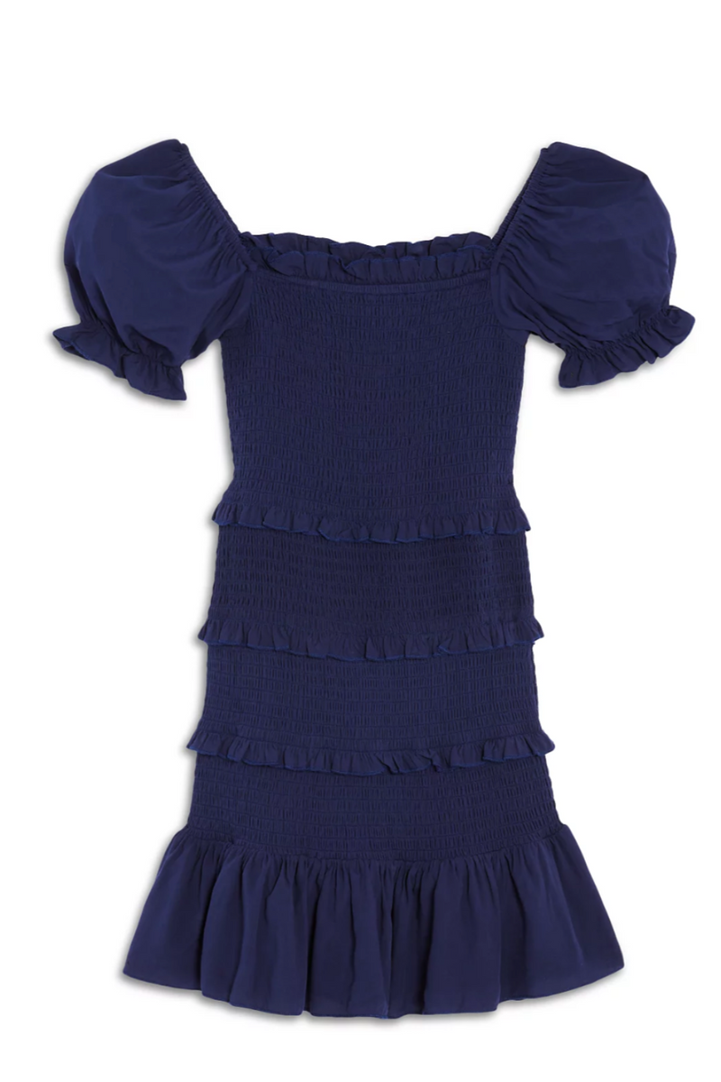 Tween Laila Dress in Evening Blue by Katie J NYC