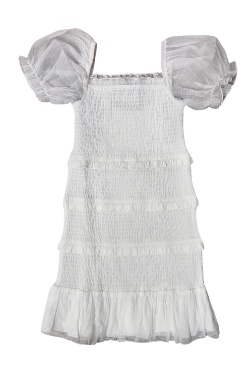 Tween Laila Dress in White by Katie J NYC