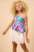 Tween Technicolor Baby Doll Tank by Sadie & Sage