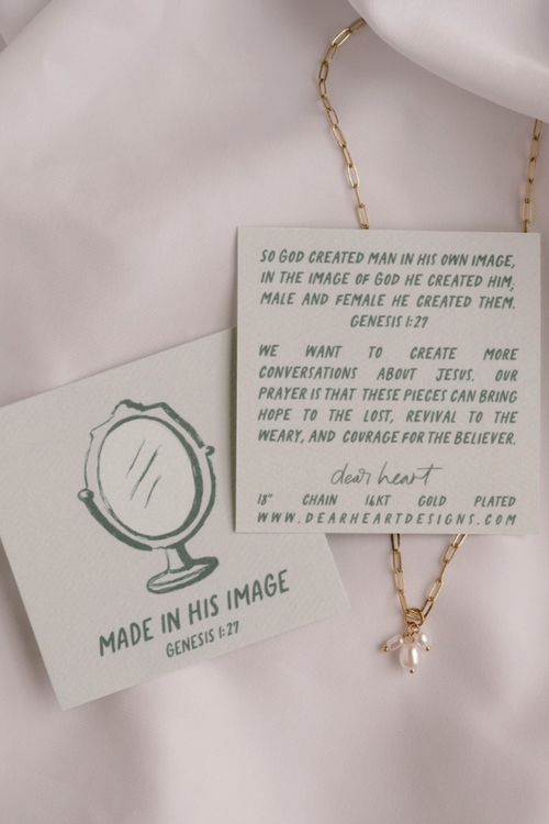 Made in His Image Charm Necklace