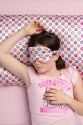 Smiley Satin Pillowcase & Eyemask
