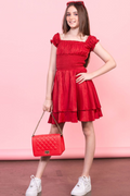 The Sage Dress in Red by Miss Behave