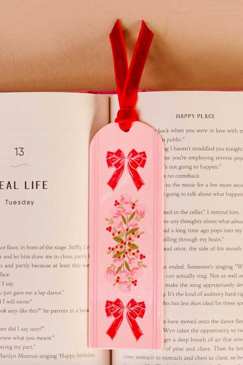 Oh So Merry Acrylic Bookmark
