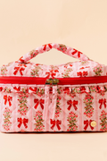 Oh So Merry Galm & Go Quilted Cosmetic Bag