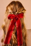 Velvet Luxe Layered Hair Bow