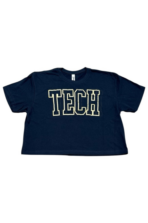 GA TECH Next Level Crop Tee