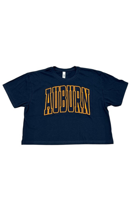 AUBURN Next Level Crop Tee