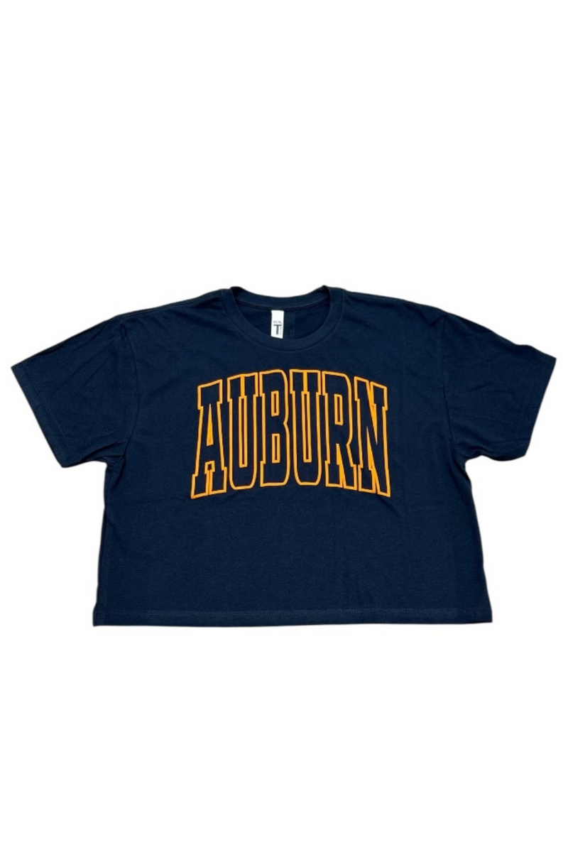 AUBURN Next Level Crop Tee