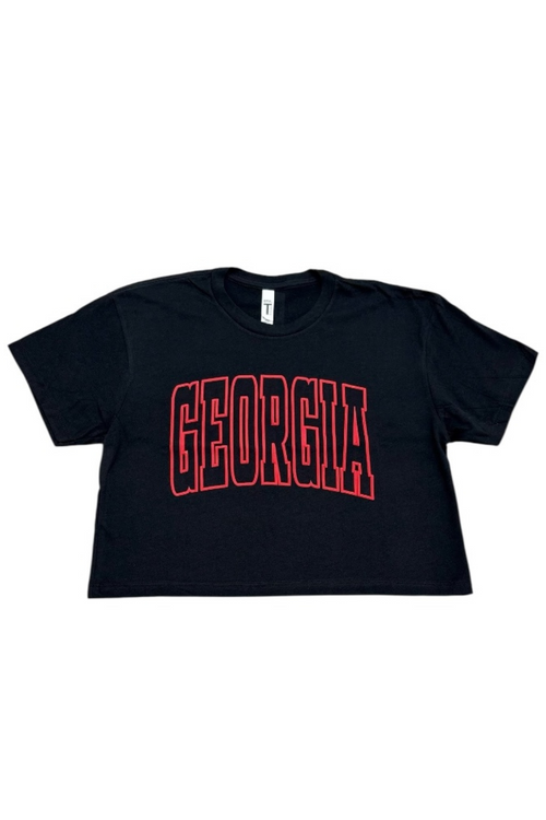 GEORGIA Next Level Crop Tee